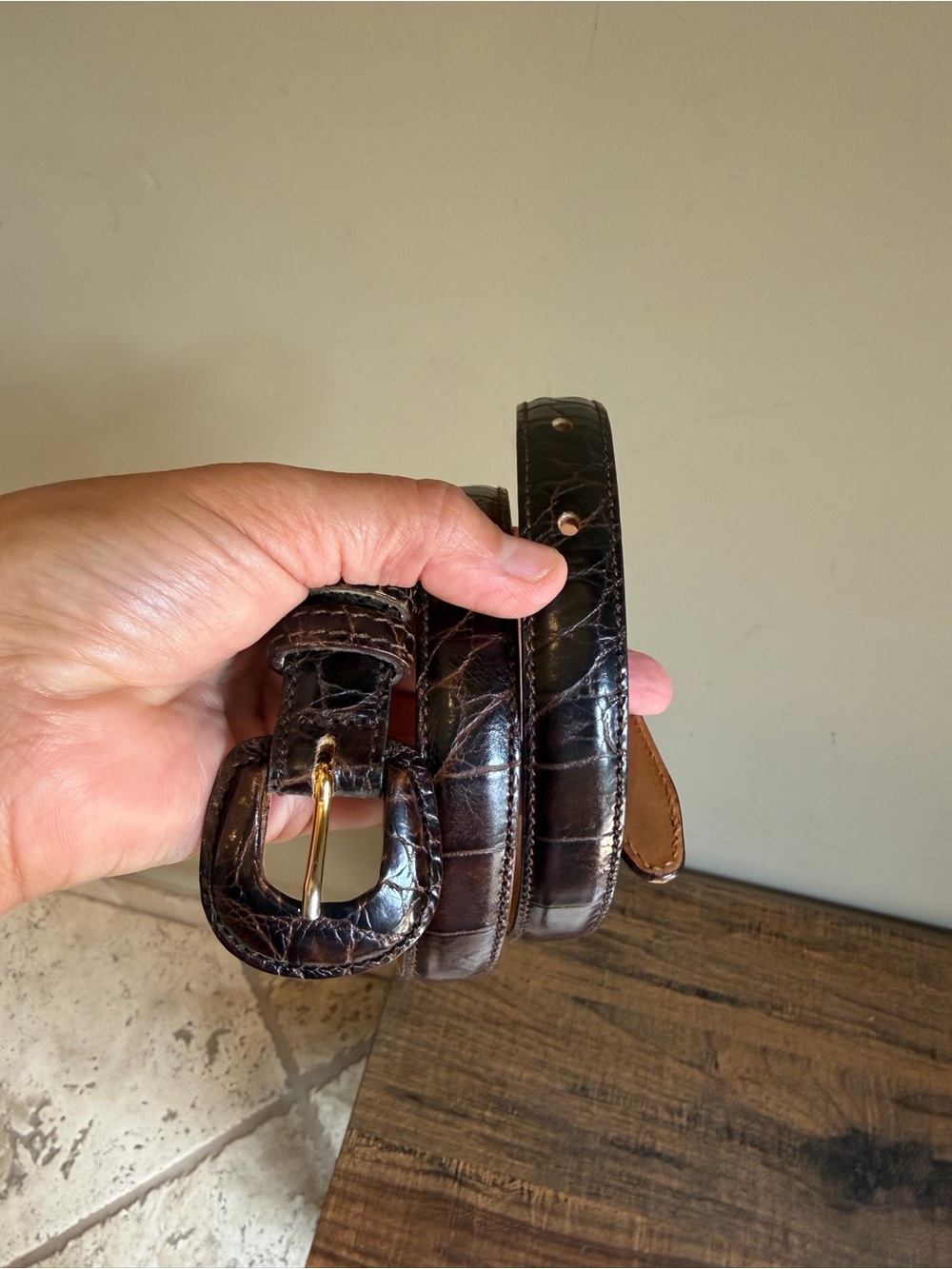 H Belt Italian Leather M Men’s /Women’s